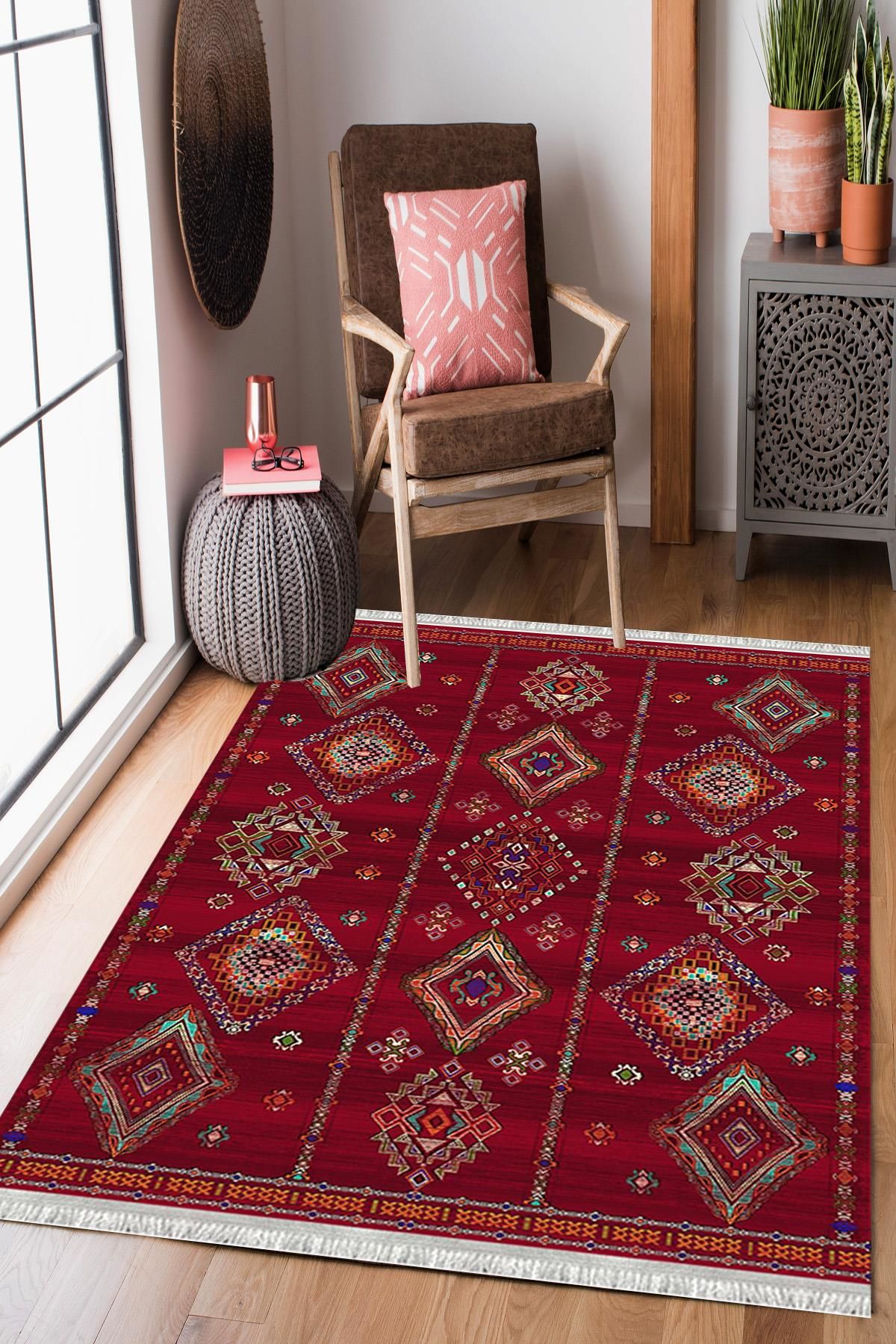 Homier Westa Kalitesi Yıkanabilir Kaymaz Taban Kilim Ve Yolluk H-OT-4235A