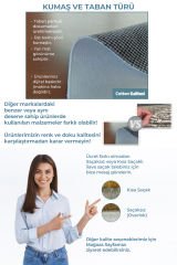 Homier Cotton Kalitesi Yıkanabilir Kaymaz Taban Kilim Ve Yolluk H-OT-4005F