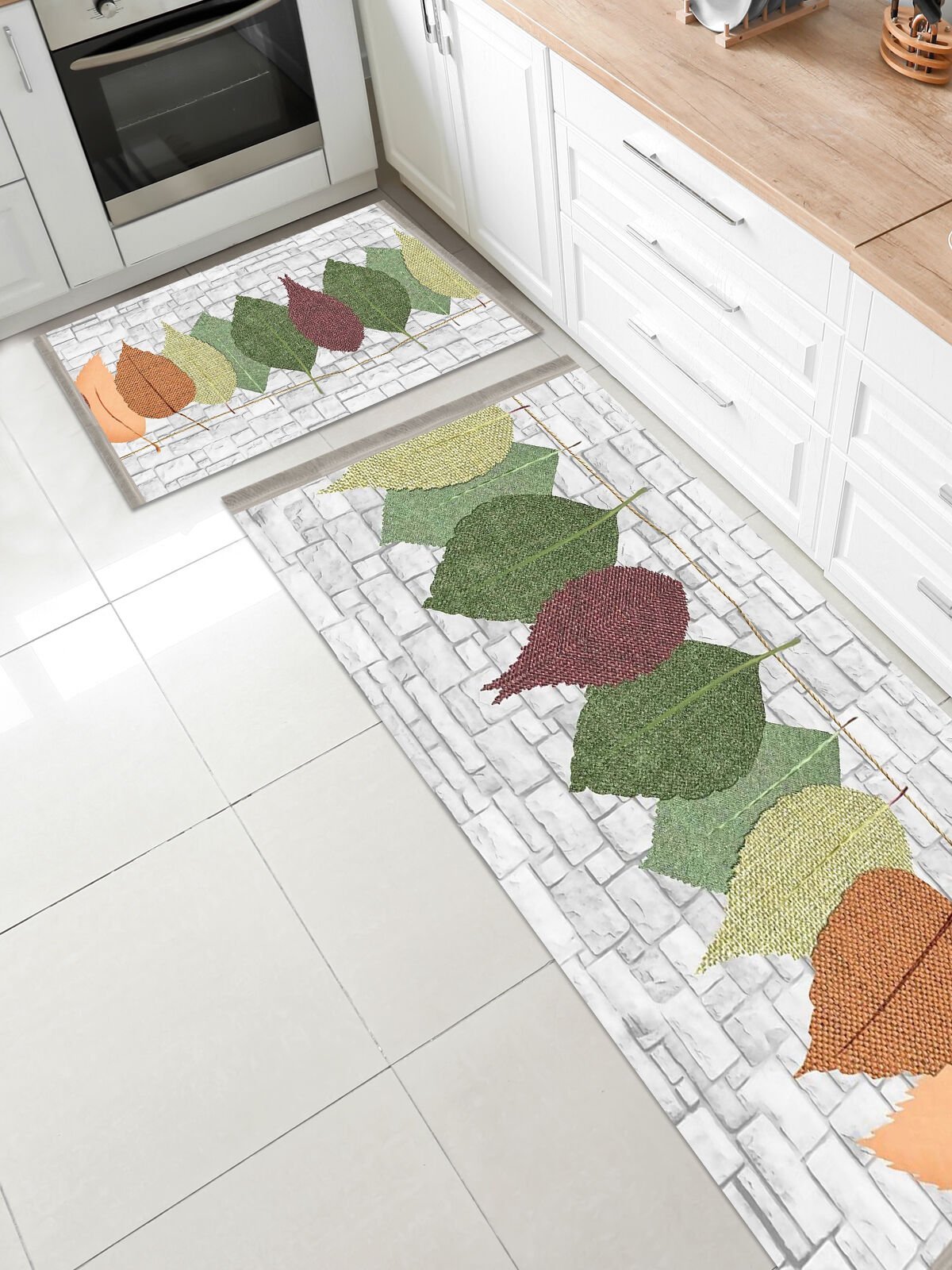 ENBE Economical Washable Non-Slip Base Kitchen Carpet E-MK-9071A