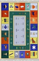 Homier Punto Quality Washable Non-Slip Base Carpet Children's Room H-CK-10106A Multi Color - 100 x 400
