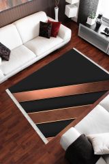 ENBE Economical Washable Non-Slip Base Carpet E-MD-0147 120 x 350 - Black