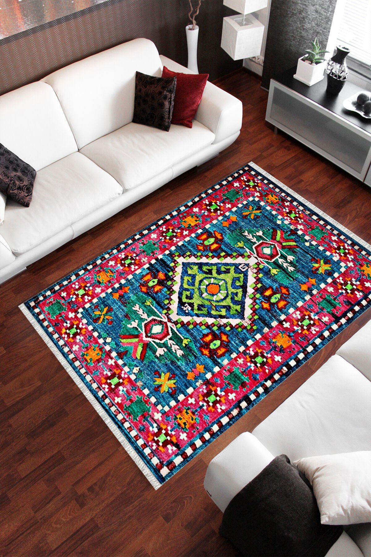 Homier Westa Kalitesi Yıkanabilir Kaymaz Taban Kilim Ve Yolluk H-OT-4190A