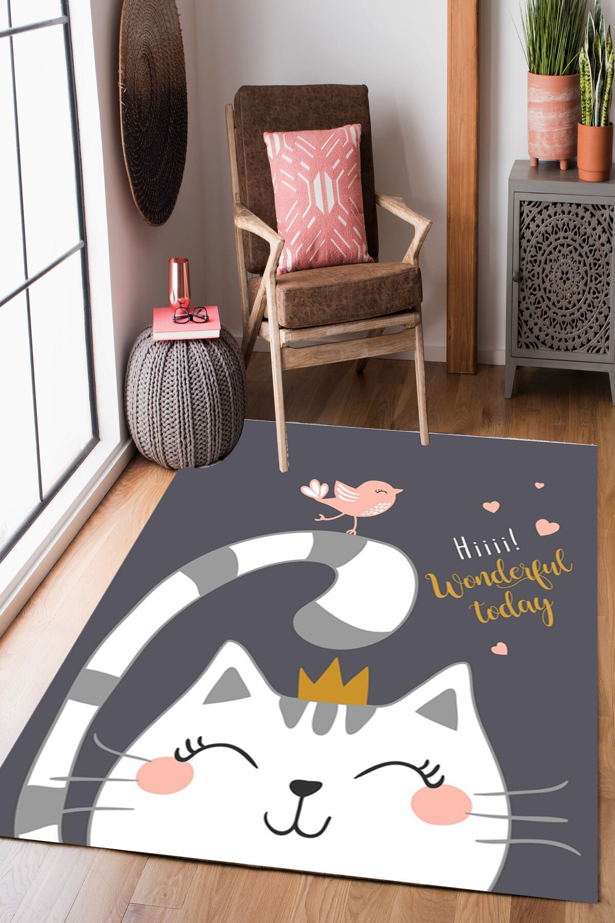 Homier Perlasoft Quality Washable Non-Slip Base Carpet Children's Room H-CK-10201A