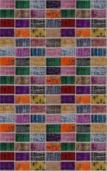 Homier Cotton Kalitesi Yıkanabilir Kaymaz Taban Kilim Ve Yolluk H-PW-8007A