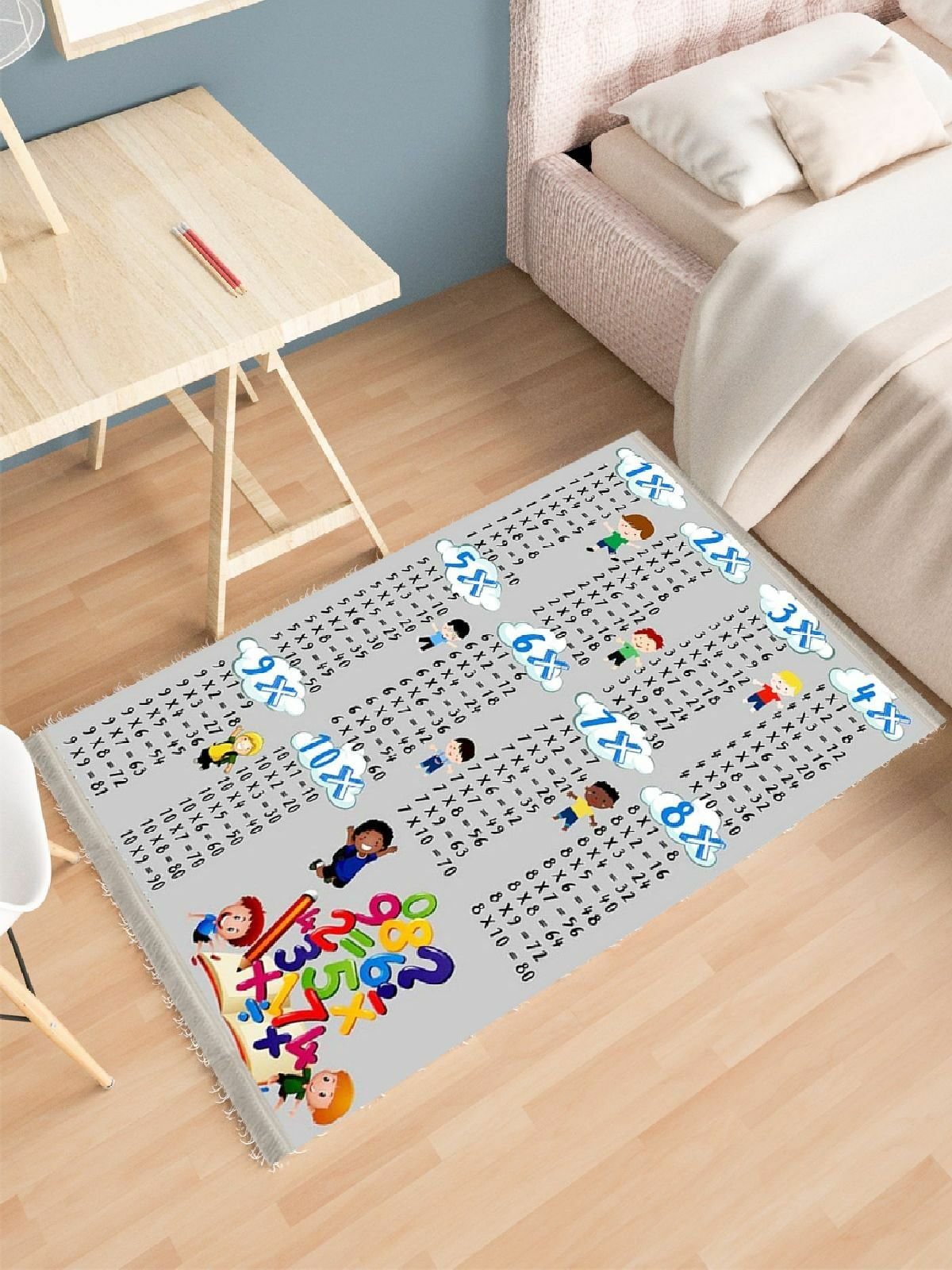 ENBE Economical Washable Non-Slip Base Carpet Children's Room E-CK-10006A