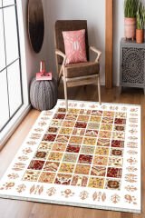 Homier Cotton Kalitesi Yıkanabilir Kaymaz Taban Kilim Ve Yolluk H-OT-4026C