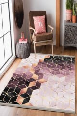 Homier Cotton Quality Washable Non-Slip Floor Rug and Floor Mat H-MD-0033N