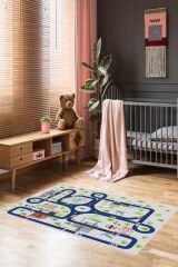 Homier Punto Kalitesi Yıkanabilir Kaymaz Taban Halı Çocuk Odası H-CK-10135A