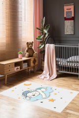 Homier Perlasoft Kalitesi Yıkanabilir Kaymaz Taban Halı Çocuk Odası H-CK-10089B