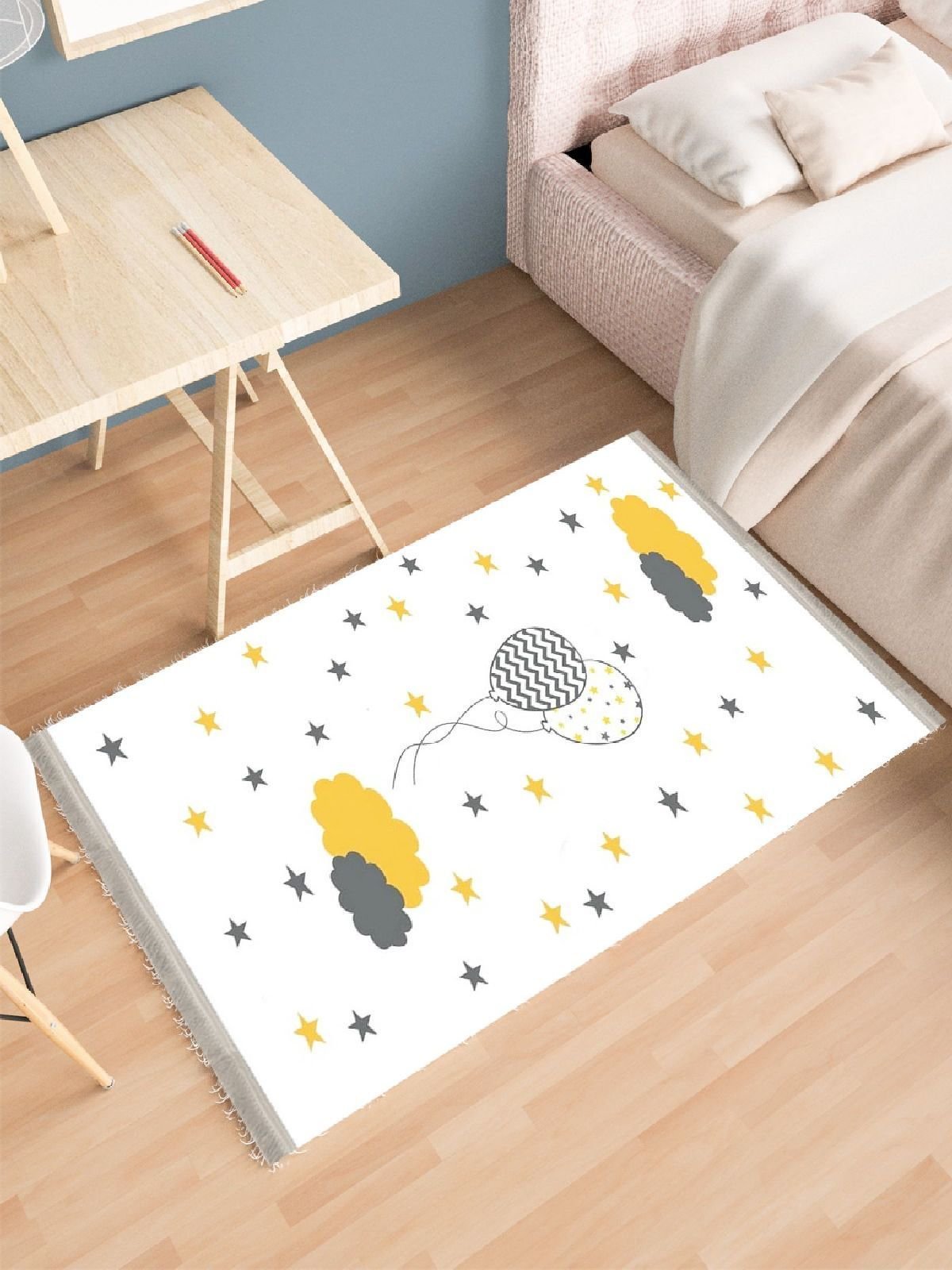 ENBE Economical Washable Non-Slip Base Carpet Children's Room E-CK-10111A
