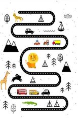 Homier Punto Quality Washable Non-Slip Base Carpet Children's Room H-CK-10132A