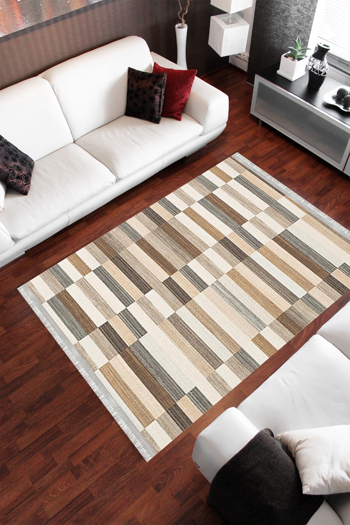 Homier Cotton Kalitesi Yıkanabilir Kaymaz Taban Kilim Ve Yolluk H-PW-8024A