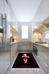 Homier Verona Quality Leather Backing Washable Non-Slip Kitchen Carpet and Floor Mat H-MK-9027A