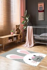 Homier Perlasoft Kalitesi Yıkanabilir Kaymaz Taban Halı Çocuk Odası H-CK-10095A