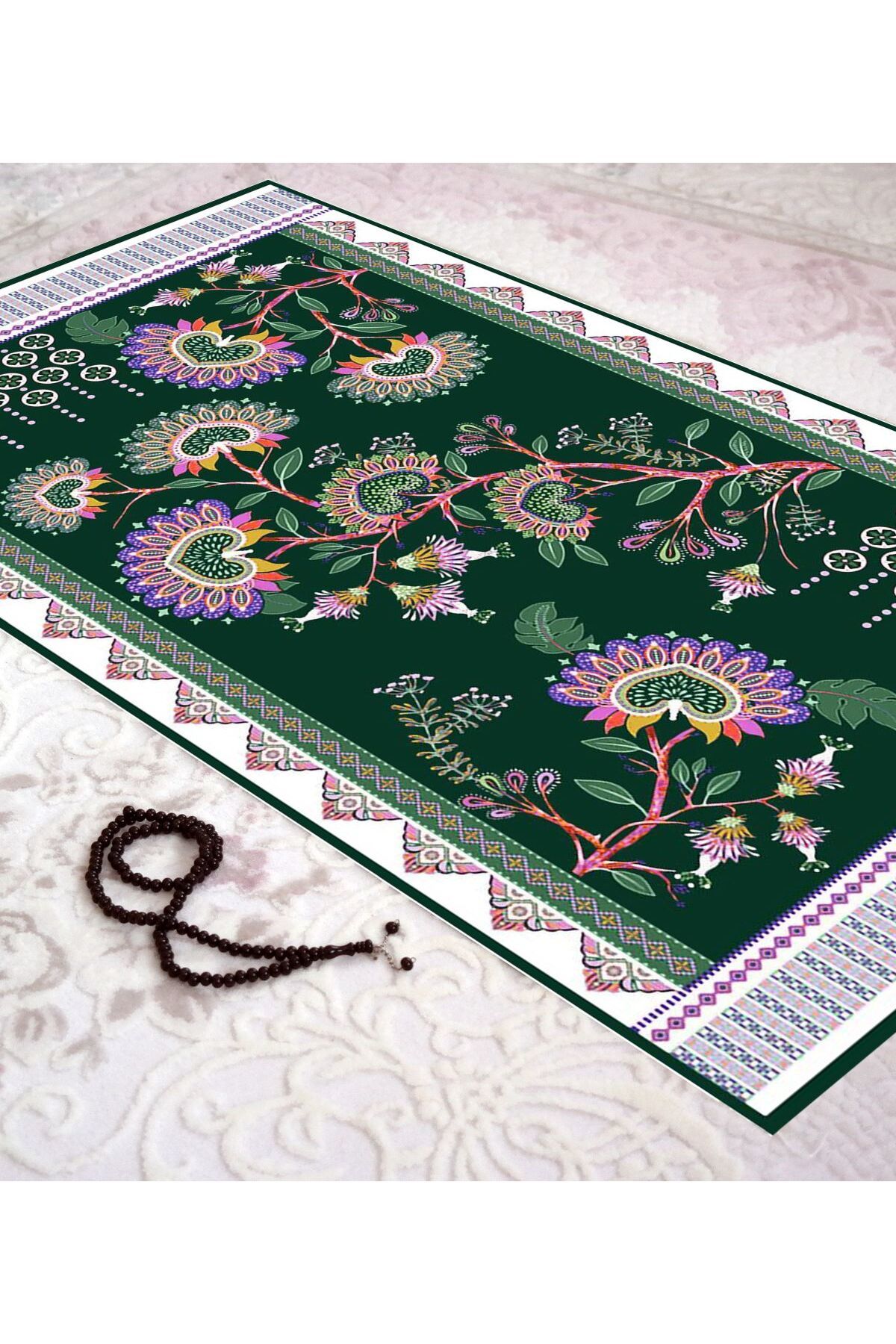 Homier Bamboo Washable Dust-Proof Prayer Rug with Overlock Stitching H-sc-11014b