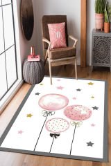 Homier Punto Kalitesi Yıkanabilir Kaymaz Taban Halı Çocuk Odası H-CK-10034A