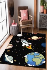Homier Perlasoft Kalitesi Yıkanabilir Kaymaz Taban Halı Çocuk Odası H-CK-10055A