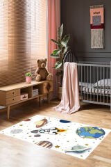 Homier Perlasoft Kalitesi Yıkanabilir Kaymaz Taban Halı Çocuk Odası H-CK-10055A