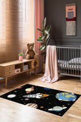 Homier Perlasoft Kalitesi Yıkanabilir Kaymaz Taban Halı Çocuk Odası H-CK-10055A