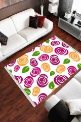 ENBE Economical Washable Non-Slip Base Carpet E-FL-2216 100 x 350 - Multi Color