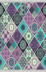 Homier Cotton Quality Washable Non-Slip Floor Rug and Floor Mat H-PW-8041A