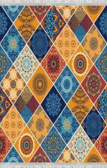 Homier Cotton Quality Washable Non-Slip Floor Rug and Floor Mat H-PW-8041A