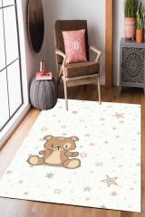 Homier Perlasoft Kalitesi Yıkanabilir Kaymaz Taban Halı Çocuk Odası H-CK-10108A