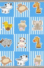 ENBE Economical Washable Non-Slip Base Carpet Children's Room E-CK-10002A