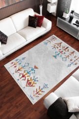 Homier Cotton Kalitesi Yıkanabilir Kaymaz Taban Kilim Ve Yolluk H-OT-4212A