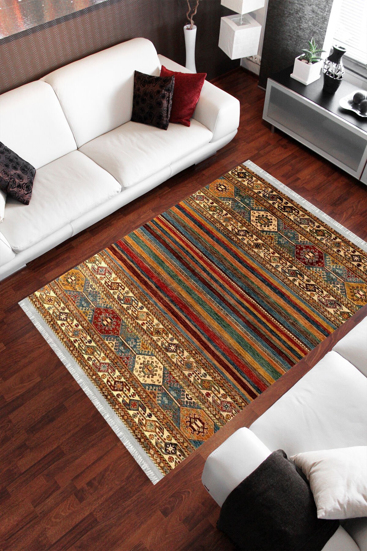 Homier Cotton Quality Washable Non-Slip Floor Rug and Floor Mat H-OT-4053A