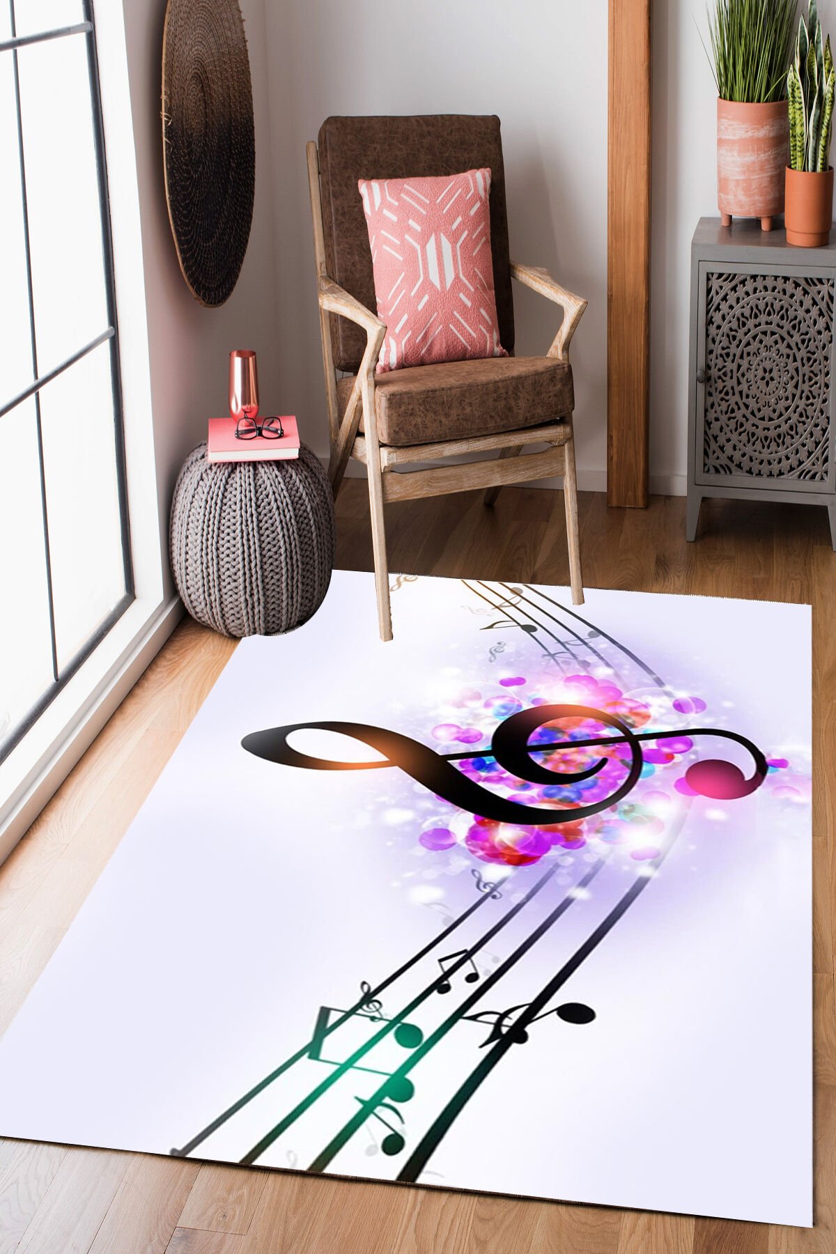 Homier Punto Kalitesi Yıkanabilir Kaymaz Taban Halı Çocuk Odası H-CK-10190