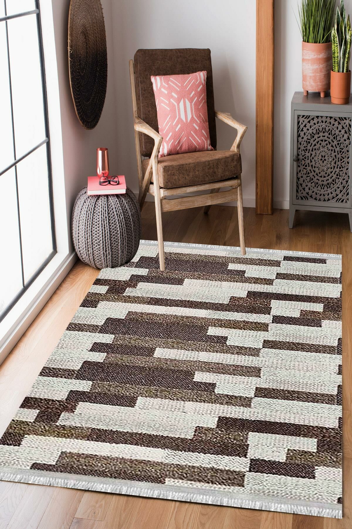 Homier Westa Quality Washable Non-Slip Floor Rug and Floor Mat H-PW-8022A