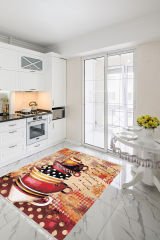 Homier Verona Quality Leather Base Washable Non-Slip Kitchen Carpet and Floor Mat H-MK-9050A