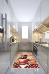 Homier Verona Quality Leather Base Washable Non-Slip Kitchen Carpet and Floor Mat H-MK-9050A