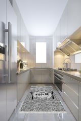 Homier Punto Quality Washable Non-Slip Base Kitchen Carpet and Floor Mat H-MK-9042A